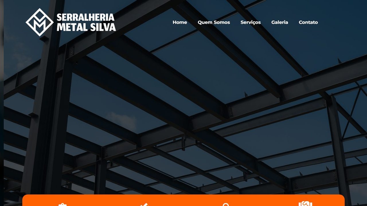 Site da Serralheria Metal Silva